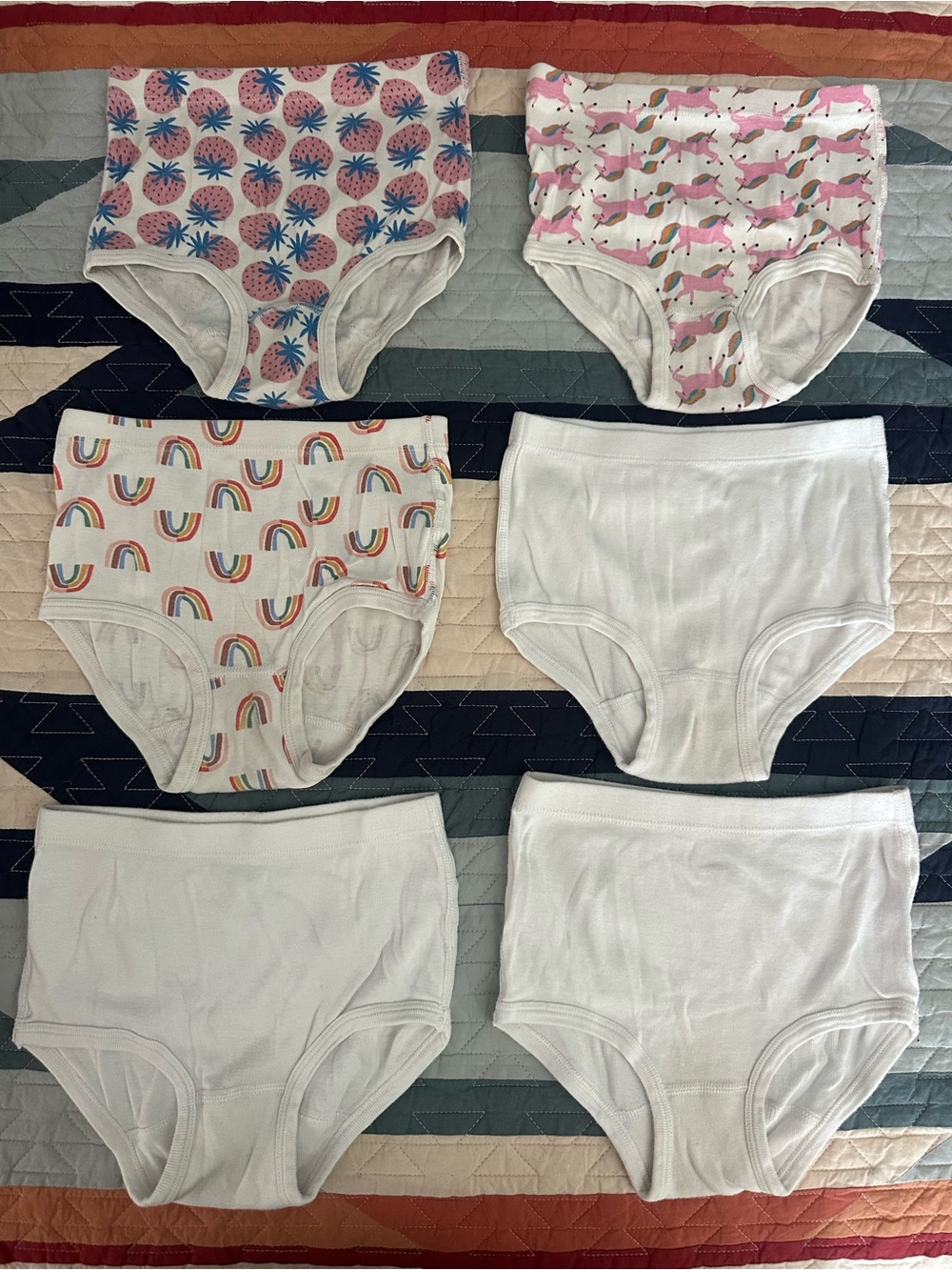 Hanna Andersson Girls Underwear - 6 pairs